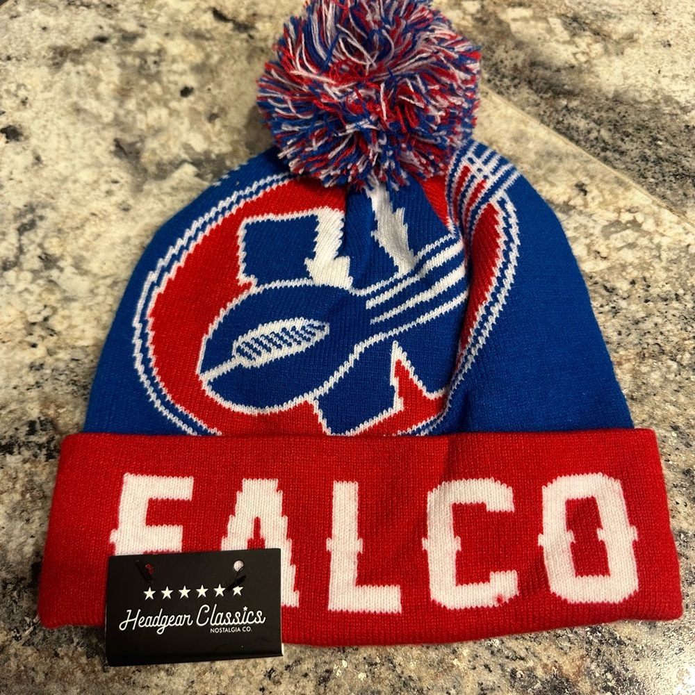 Headgear Classics Pom Pom Beanie Hat Shane Falco The Replacements Football NWT